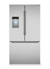 Bosch 36" 26 Cu. Ft. 100 Series Smart French-Door Refrigerator - Stainless Steel - B36FD10ENS | Réfrigérateur intelligent Bosch série 100 de 36 po et de 26 pi3 à portes françaises - acier inoxydable - B36FD10ENS | B36FD10S