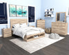 Oakley 6pc Bedroom Set with Storage Bed, Dresser, Mirror & Nightstand, Made in Canada, Natural - Queen Size | Ensemble de chambre à coucher Oakley 6 pièces fabriqué au Canada avec lit de rangement, commode, miroir et table de nuit - format grand lit