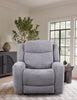 Atlantis 38" Zero Gravity Power Reclining Chair with USB Port - Dove Grey | Fauteuil à inclinaison électrique Atlantis de 38 po en tissu avec port USB et position zéro gravité - gris tourterelle