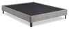 Amos Grey Upholstered Platform Bed with Tufted Headboard - Queen | Lit plateforme rembourré Amos gris avec tête de lit capitonnée - format grand lit