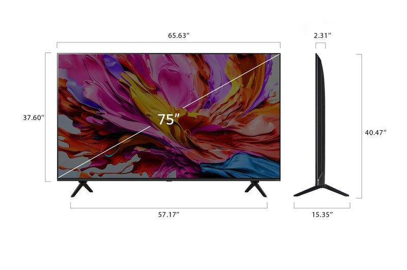 LG 75\" QNED91 QNED Evo AI Mini-LED 4K Smart TV (75QNED91AUA.ACCQ) – 2025 Model 