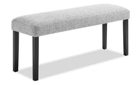 Libra Dining Bench with Polyester Fabric, 48