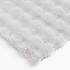 Dream Step Memory Foam Bubble Light Grey Faux Fur Area Rug - 5' x 7' | Carpette Dream Step à bulles en fausse fourrure gris clair avec mousse à mémoire de forme - 5 pi x 7 pi