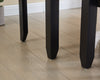 Roma  25" 3-Piece Nesting Tables with Shelf - Black Marble Look | 3 tables gigognes Roma de 25 po avec tablette - imitation de marbre noire