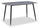 Arlo Dining Table with Sintered Stone Top, 55"W, Metal - Grey/Black
