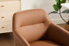 Stevie 23" Swivel Leather-Like Office Chair with Adjustable Height – Dark Brown | Chaise de bureau pivotante Stevie de 23 po d’apparence cuir à hauteur réglable - brun foncé