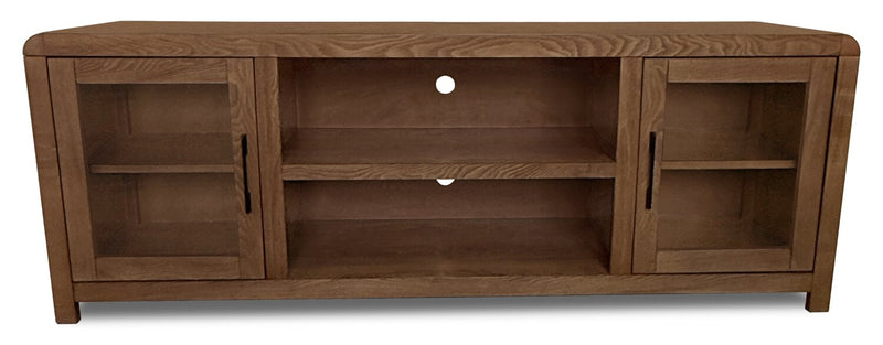 Garrison 72\" Modern TV Stand with Storage and Cable Management for TV’s up to 80\" – Dark Brown 