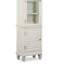 Baron 22” Rustic Pine Pier with Storage and Cable Management - Alabaster | Section latérale rustique Baron de 22 po avec rangement et système de gestion des câbles - albâtre
