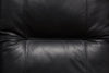 Made in Canada Dawson 87" Genuine Leather Power Reclining Sofa with USB Port and Accent Pillows - Black | Sofa à inclinaison électrique Dawson de 87 po fabriqué au Canada en cuir véritable avec port USB et oussins décoratifs - noir