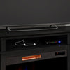 Zenith 64" Electric Fireplace TV Stand with Storage for TVs up to 70" - Black | Meuble pour téléviseur Zenith de 64 po avec foyer électrique et rangement, pour téléviseurs jusqu’à 70 po - noir