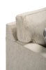 Made in Canada Lennox 57" Chenille Fabric Loveseat with Reversible Cushions and Accent Pillows - Taupe | Causeuse Lennox de 57 po fabriquée au Canada en tissu de chenille avec coussins réversibles et coussins décoratifs - taupe