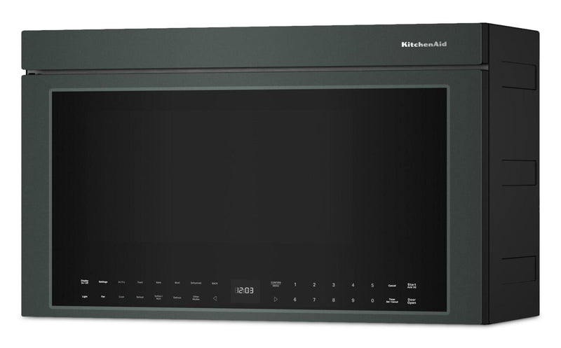 KitchenAid Multifunction Smart Flush Mount Over-the-Range Microwave Oven - Juniper - YKMMF730PJP