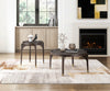 Neeva 36" Modern Round Coffee Table - Dark Brown Birch | Table à café ronde moderne Neeva de 36 po - bouleau brun foncé | NEEVACTB