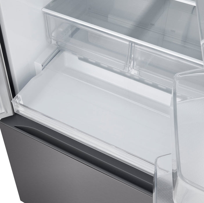 LG 33\" 25 Cu. Ft. French-Door Refrigerator with Dual Ice Makers - Black Stainless Steel - LF25S6330D