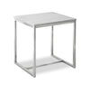 Sampson 20" Modern Marble End Table - White | Table de bout moderne Sampson en marbre de 20 po - blanc