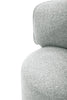 Zola Gliding Dining Chair with Polyester Fabric - Cloud Grey | Chaise de salle à manger coulissante Zola en tissu de polyester - gris nuage