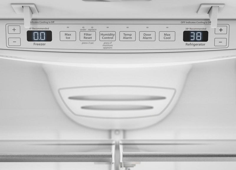 KitchenAid 36\" 20 Cu. Ft. Counter-Depth French-Door Refrigerator - Stainless Steel - KRFC136RPS