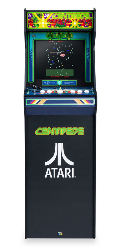 Basic Fun Arcade Classics Atari, Centipede, Asteroids Ultra Series 40 Game Arcade Cabinet | Borne d’arcade Atari, Centipede, Asteroids Ultra Series Arcade Classics de Basic Fun avec 40 jeux