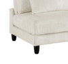 Lounge 5-Piece Chenille Armless Modular Sectional – Beige | Sofa sectionnel modulaire sans accoudoirs Lounge 5 pièces en chenille - beige