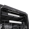 LG 24" 46 dBA Built-In Top-Control Dishwasher with QuadWash® - Black Stainless Steel -LDNPQ555D |  Lave-vaisselle encastré LG à 46 dBA de 24 po avec commandes sur le dessus et QuadWashMC - acier inoxydable noir - LDNPQ555D