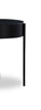 Moira 36” Modern 3-Pack Round Coffee + 2 End Tables - Black | Ensemble de 3 tables modernes Moira de 36 po, table à café et 2 tables de bout - noir