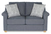 Finesse 59\" Contemporary Chenille Fabric Loveseat - Flint Moss
