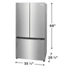 Frigidaire 20 Cu. Ft. Counter-Depth French Door Refrigerator – Stainless Steel - FRFG2011AV | Réfrigérateur Frigidaire de 20 pi3 de profondeur comptoir à portes françaises - acier inoxydable - FRFG2011AV