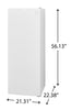 Frigidaire 7 Cu. Ft. Garage Ready Upright Freezer - FFUE0726AW | Congélateur vertical Frigidaire de 7 pi3 qui convient à une installation dans un garage - FFUE0726AW