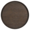 Neeva 36" Modern Round Coffee Table - Dark Brown Birch | Table à café ronde moderne Neeva de 36 po - bouleau brun foncé | NEEVACTB