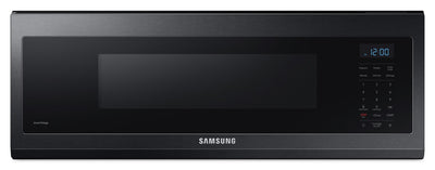 Samsung 1.1 Cu. Ft. Over-the-Range Microwave with 400 CFM - Matte Black Stainless Steel - ME11F7510MT/AC | Four à micro-ondes à hotte intégrée Samsung de 1,1 pi³ avec 400 pi³/min - acier inoxydable noir mat - ME11F7510MT/AC