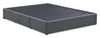 Amos Charcoal Upholstered Storage Bed Base - King