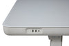 Metro 47.24” Height-Adjustable Office Desk with Storage and USB Ports - White | Bureau Metro de 47,24 po à hauteur réglable avec rangement et ports USB - blanc