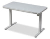 Metro 47.24” Height-Adjustable Office Desk with Storage and USB Ports - White | Bureau Metro de 47,24 po à hauteur réglable avec rangement et ports USB - blanc