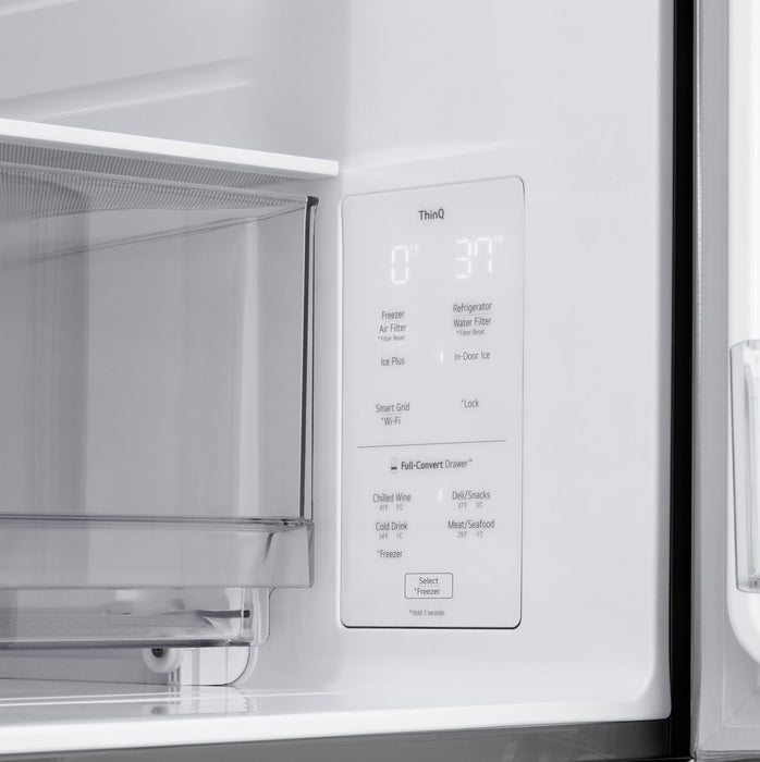 LG 36\" 29 Cu. Ft. InstaView® Door-in-Door® Standard-Depth MAX™ Refrigerator with MyColor™ - LF29S8365S