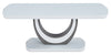 Brimley 47.25" Modern Coffee Table - White and Grey | Table à café moderne Brimley de 47,25 po - blanche et grise