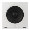 JBL Stage 220P 12" 500W Powered Subwoofer - White (JBL220PWHTAM) | Caisson d’extrêmes graves amplifié de 500 W JBL Stage 220P de 12 po – blanc (JBL220PWHTAM)