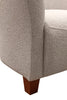 Ethan 31" Linen-Look Fabric Tub-Style Accent Chair with Wood Legs – Linen  | Fauteuil d’appoint Ethan de style gondole de 31 po en tissu d’apparence lin avec pattes en bois - lin