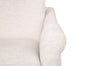 Mallie 60" Chenille Fabric Loveseat with Rolled Arms and Wood Legs - Shell White | Causeuse Mallie de 60 po en tissu de chenille avec accoudoirs enroulés et pattes en bois - blanc coquillage