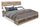 Oakley Platform Bed with Headboard & Storage Frame, Made in Canada, Natural - King Size