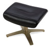 Halo Top-Grain Genuine Leather Swivel Reclining Chair with Footrest  | Fauteuil pivotant inclinable Halo en cuir véritable de qualité supérieure avec repose-pieds