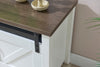 Kort & Co. Logan Traditional 60" TV Stand with Storage – Walnut Oak  | Meuble pour traditionnelle téléviseur de Kort & Co. Logan de 60 po avec rangement - chêne noyer