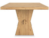 Shaw Dining Table, Trestle Base, 78"W - Natural | Table de salle à manger Shaw de 78 po (L) avec base à tréteaux - naturelle