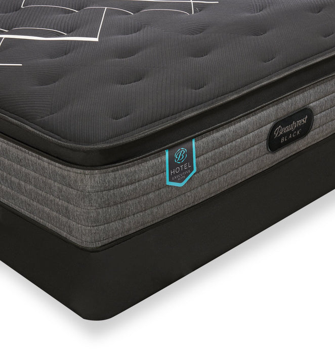 Beautyrest Black Hotel Executive Suite Eurotop Firm Queen Mattress Set