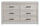 Lark Bedroom 6-Drawer Dresser, 58"W x 35"H - Rustic White