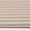 Dream Step Memory Foam Channel Taupe Faux Fur Area Rug - 5' x 7' | Carpette Dream Step à canaux en fausse fourrure taupe avec mousse à mémoire de forme - 5 pi x 7 pi