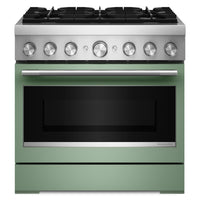 KitchenAid 5.1 Cu. Ft. Dual Fuel Range with No Preheat Air Fry – Cardamom - KFDS936SDC 