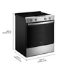 Whirlpool 30" 5.3 Cu. Ft. Smart Electric Range with Air Cooking - Stainless Steel - YWSES4530TZ | Cuisinière électrique Whirlpool de 5,3 pi³ et de 30 po avec cuisson à air - acier inoxydable - YWSES4530TZ | YWSES45Z