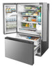 Midea 36" 28.9 Cu. Ft. French Door Refrigerator with OneTouch AutoFill™ Dispenser - MRF29D9BST | Réfrigérateur Midea de 28,9 pi³ et de 36 po à portes françaises avec distributeur automatique OneTouch AutoFillMC -  MRF29D9BST