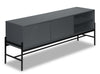 Jae 59\" Modern TV Stand with Storage and Cable Management for TVs up to 65\"- Grey