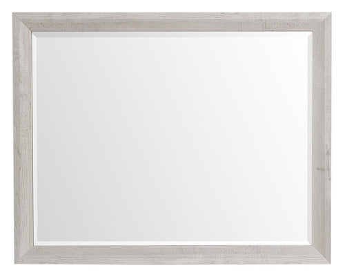 Lark Bedroom Dresser Mirror - Rustic White 